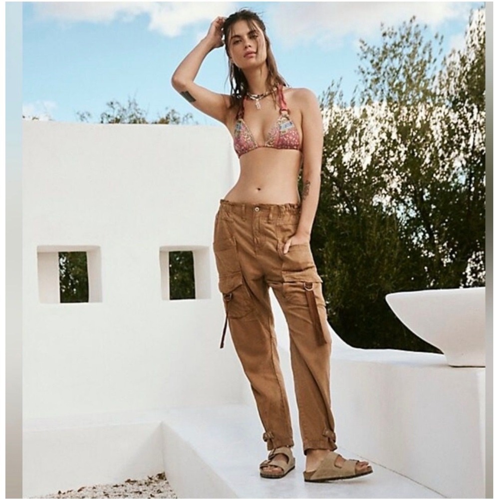 We the Free Hazel Pull-on Drop-Waist Jeans by We the Free at Free People sz L